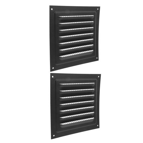 4Pièces Grille Anti- Noir Galvanisé Pour Extraction Maison 1