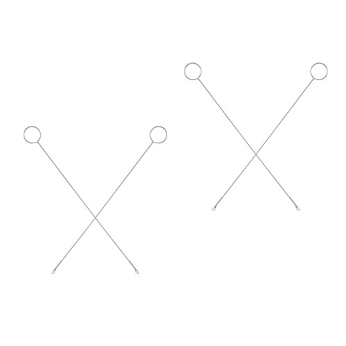 4Pièces Loop Turner Crochet Acier Outil Couture Pour Rubans Sangles 2