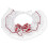 2Pièces Collier Chat En Polyester, Dentelle Adorable Réglable 1