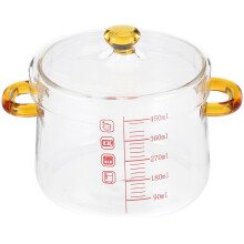 3Pièces Marmites En Verre Résistant Couvercle Pour Cuisson