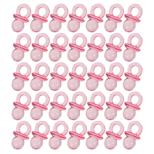 750Pièces Sucettes Rose Acryliques Shower Bébé