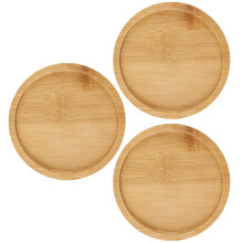 9Pièces Dessous De Pots En Bois Khaki, Parfaits Pour Déco Intérieure