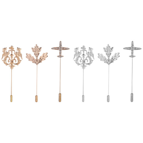 24Pièces Broche En Pour Chemise Et Costume