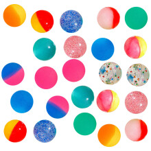48Pièces Balles Sautillantes Colorées Pour Fête Cadeaux Enfants