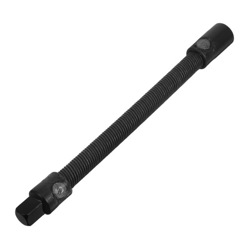 3St Flexibele Zwarte 1/2 Socket Verlenger Metaal Kunststof