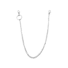 2Pièces Argentée Pour Jeans Punk Gothique Accessoire