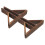4Pièces Base Bois Pour Clôture Jardin Support Stable 1