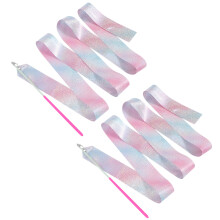 6Pièces Roses En Polyester Pour Gymnastique Danse