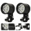 2Pièces Lampes Travail Noir Aluminium Circulation Sécurisée 9