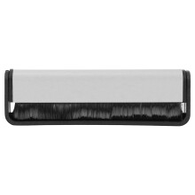 3Pièces Brosse Nettoyage Cd Vinyle Électrostatique Aluminium Noir