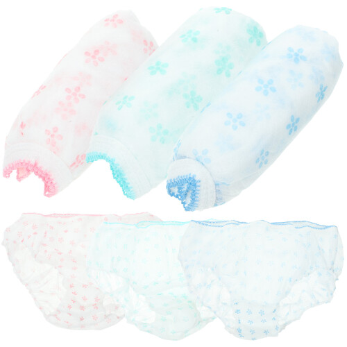 14Pièces Culottes Jetables Non- Respirant Coloré