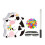 1Ensemble Pinata Papier Vache Jouet Suspendu Pour 1