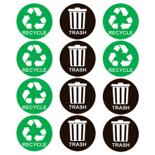 2Pièces Stickers PVC Extérieur Faciles À