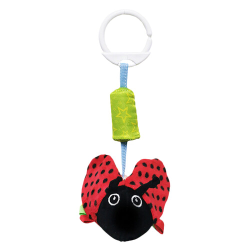 2Pièces Jouet Bébé Hochet Pendule Rouge Pour Poussette