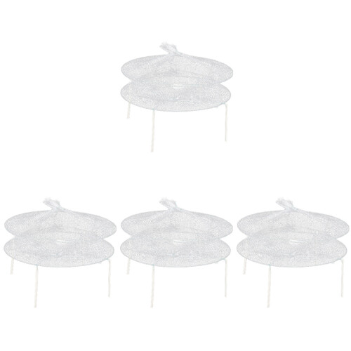 4Pièces Réseau De Nylon Acier Inoxidable Transportable 2