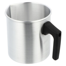 4Pièces Casseroles À Cire Argent Alliage Plastique Outils Cire