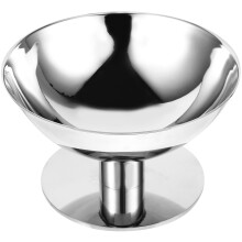 2Pièces Coupe Dessert Argentée Design Élégant Usage Maison