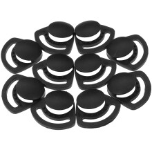 20Pièces Kit Réparation Casque Boucles Mentonnières Noires