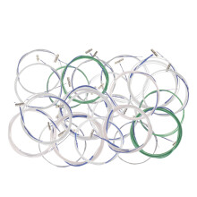 105Pièces Jeu Cordes Guzheng Acier Nylon Couleurs Assorties