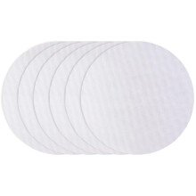 18Pcs Non-Stick Silicone Steamer Liners White Round Pads for Cooking