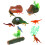 8Ensembles Miniatures Plastique Sûr Coloré Pour Jeu 1