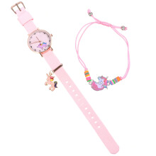 6Pièces Quartz Bracelet Rose Décoration Poignet