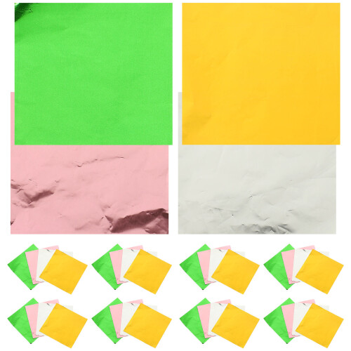 1600Pièces Papier D'aluminium Coloré Pour Bonbons