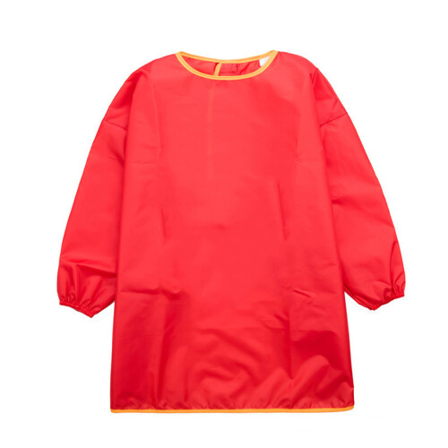 2Pièces Tablier Rouge Pour Peinture Enfant Usage Durable