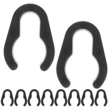 40Pièces Clips De Câble Micro En Plastique Noir Durable Pour Maison