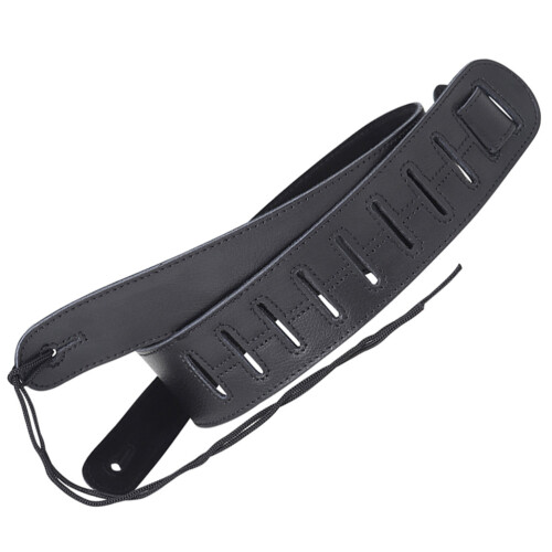 3Pièces Cuir Noir Guitare Durable Accessoire Performant