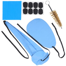 4Ensembles Chiffons De Nettoyage Bleus Pour Saxophone Et Flûte Piano