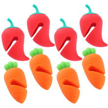 32Pièces Relevoirs Couvercles Silicone Cuisine Colorés Antidébordement