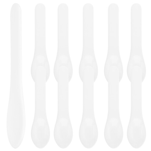 40Pièces Spatules Blanches En Plastique Pour Masques