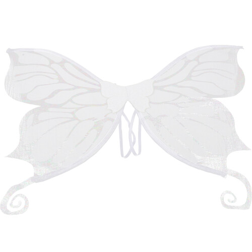 2Pièces Ailes De Blanches En Tulle Pour Fête
