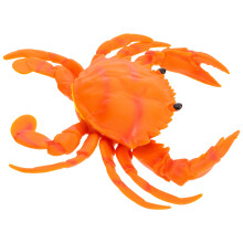 2Pièces Crabes Décoratifs Artificiels Orange Pour Animation De Réunion