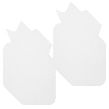 96Pièces Pads Jetables Anti-Humidité Tissus Non Tissés Blancs
