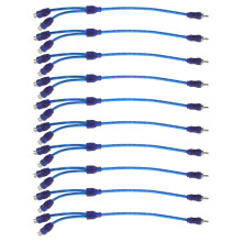 10Pièces Câble Double Rca Pour Amplificateur Et Subwoofer