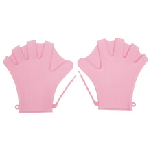 4Paare Flexible Silikon Schwimm-Paddelhandschuhe Für Erwachsene, Pink