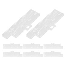 40Pairs Vertical Blind Replacement Tabs Transparent Plastic Repair Kit