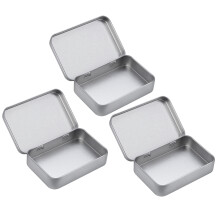 9St Kleine Zilveren Blikdozen Stevig Voor Geschenken En Kleine Spullen