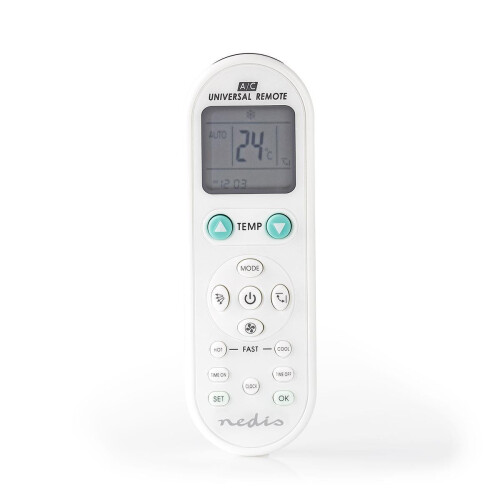 Control remoto universal para aires acondicionados split | Funciones de programación | 2xAAA/LR03
