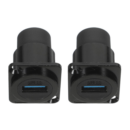 4Pièces Port USB Étanche Pièce Métal Haut Débit Usage Industriel