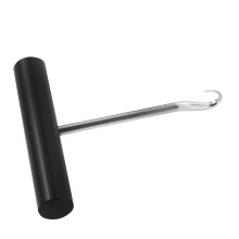 Outil Enfilage Cordon Raquette Noir Acier Aluminium