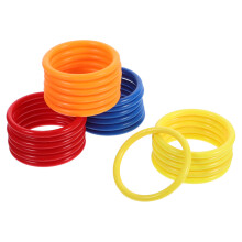 72Pièces Anneaux À Lancer Jeu Enfants Couleurs Assorties Pour