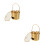 2Pièces Barbecue Mini Portable Acier Pour Camping 6
