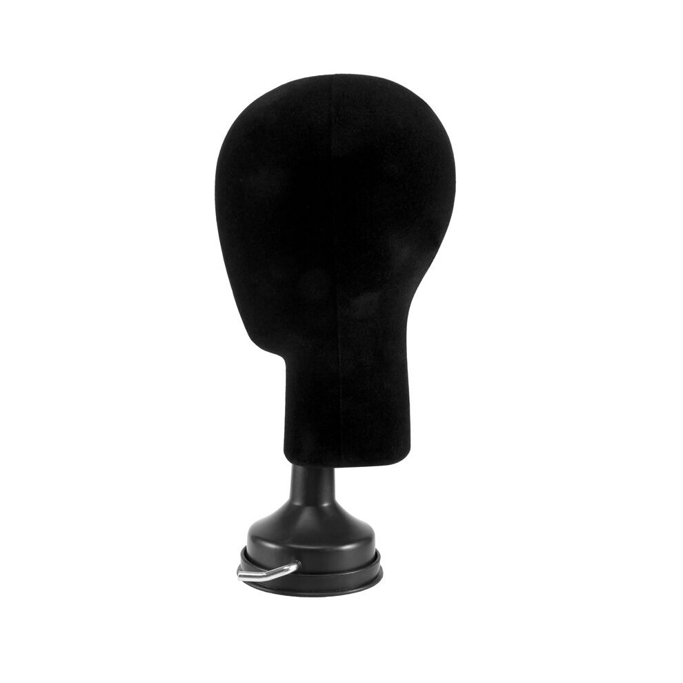 Flocking Foam Mannequin Model Photography Props Adult Mannequin Mold Wigs Glasses Hat Display Holder Black 4713142286732