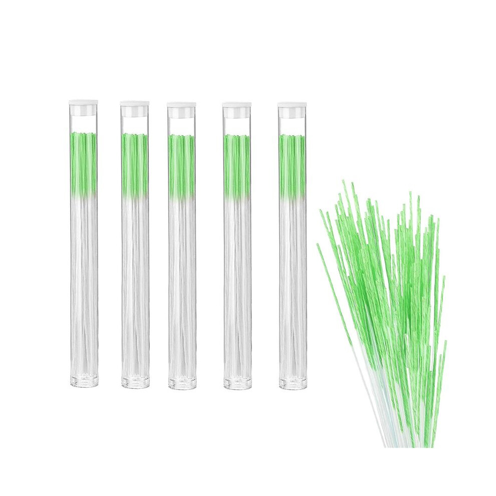 Tlily 300 Pcs Earrings Hole Cleaner, Piercing Cleaner Floss Disposable Earring Hole Cleaner Floss Ear Care Cleaning Tool A
