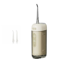 Idropulsore Dentale Portatile, Ricaricabile Tramite USB, con Getto D'Acqua, Stuzzicadenti, 2 Punte A Getto, 200 Ml, Detergente per Denti C