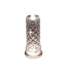 Velas de Projeção de Sombra , Velas de Cristal, Luzes de LED Simulando Chamas para Decoração Romântica de Casa