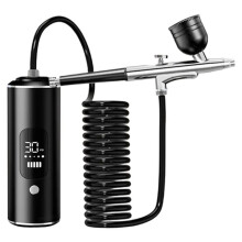 Portable Airbrush with Compressor Art Painting Rechargeable Compressor Airbrush for Art Cake Painting